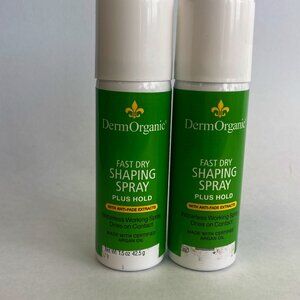 DermOrganic Fast Shaping Spray Plus 1.5 Oz. Pack of 2